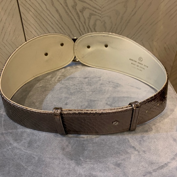 Silver Snakeskin lower body belt. - Picture 2 of 7